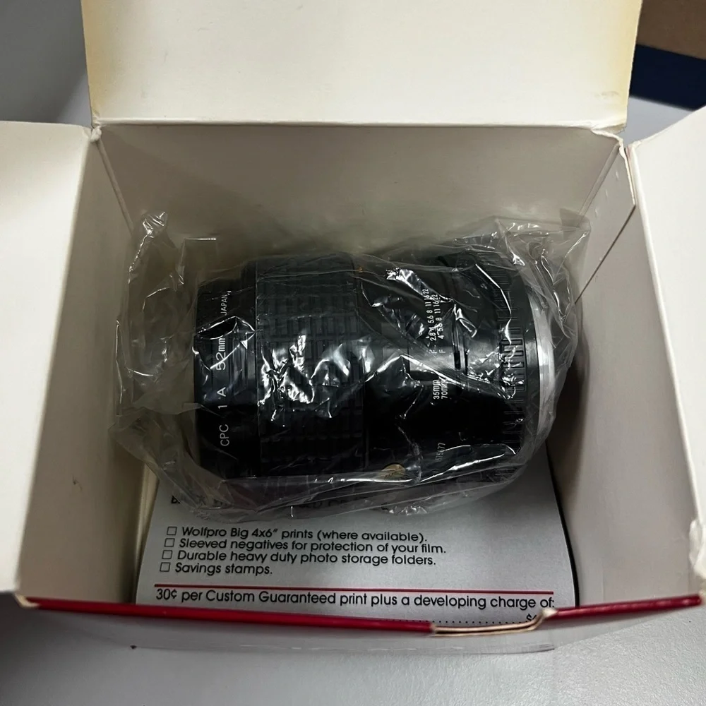 Sigma One Touch Zoom For Minolta 35-70mm F/2.8-4 Lenses